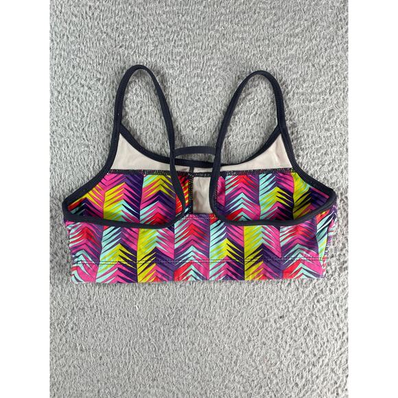 Fabletics Bra Womens XS Athletic Multicolor Unlined Stretch Bralette Pride - Picture 3 of 5